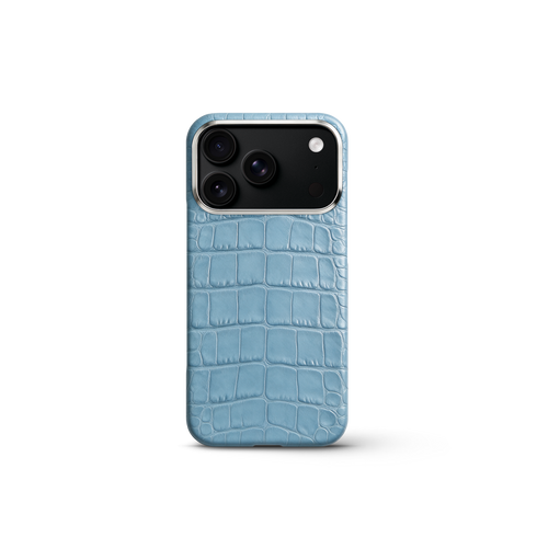 iPhone Case 17/18 - Alligator - Light Blue