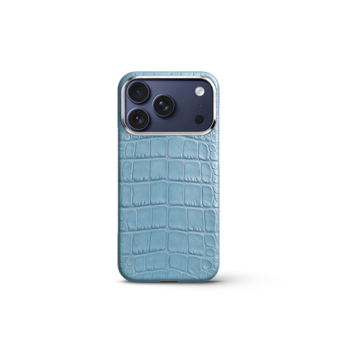 iPhone Case 17/18 - Alligator - Light Blue