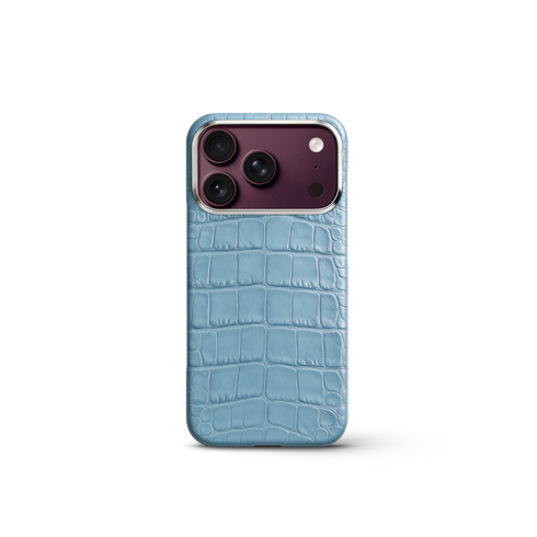 iPhone Case 17/18 - Alligator - Light Blue