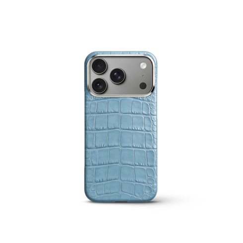 iPhone Case 17/18 - Alligator - Light Blue