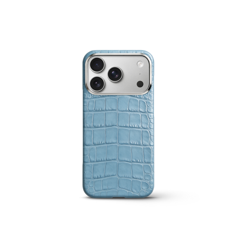 iPhone Case 17/18 - Alligator - Light Blue