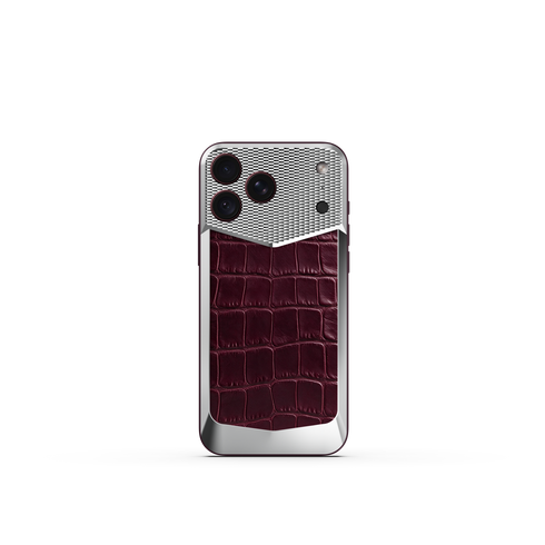 iPhone Case / EV18 - Magnetic Shield Alligator Edition - Burgundy