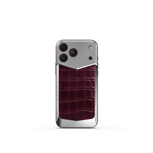 iPhone Case / EV18 - Magnetic Shield Alligator Edition - Burgundy
