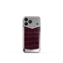 iPhone Case / EV18 - Magnetic Shield Alligator Edition - Burgundy