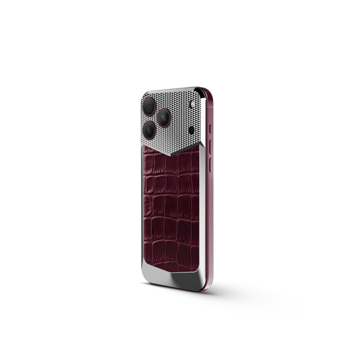 iPhone Case / EV18 - Magnetic Shield Alligator Edition - Burgundy
