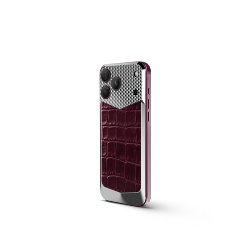 iPhone Case / EV18 - Magnetic Shield Alligator Edition - Burgundy