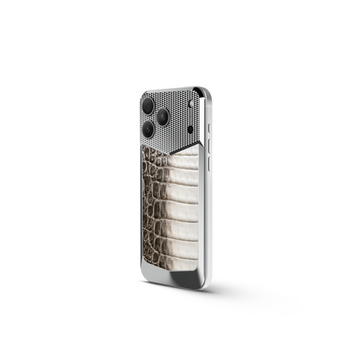 iPhone Case / EV18 - Magnetic Shield Crocodile Edition - Himalaya