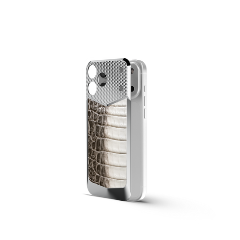 iPhone Case / EV18 - Magnetic Shield Crocodile Edition - Himalaya