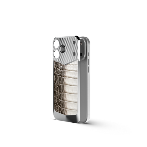 iPhone Case / EV18 - Magnetic Shield Crocodile Edition - Himalaya
