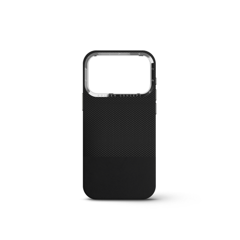 iPhone Case 18 & 17 - Vegan Leather - Black