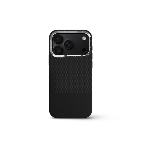 iPhone Case 18 & 17 - Vegan Leather - Black