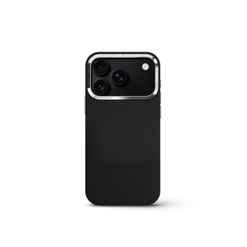 iPhone Case 17/18 - Vegan Leather - Black