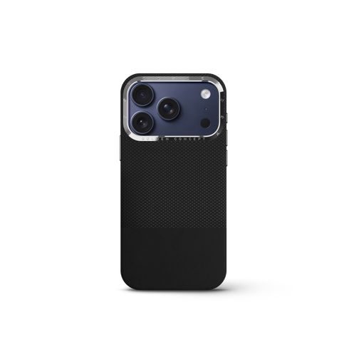 iPhone Case 18 & 17 - Vegan Leather - Black