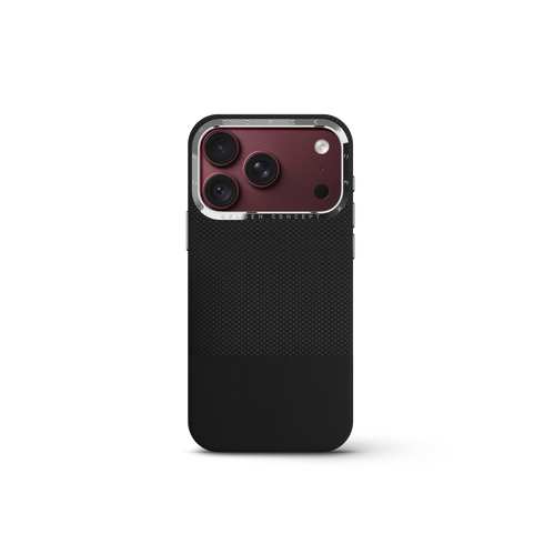 iPhone Case 18 & 17 - Vegan Leather - Black