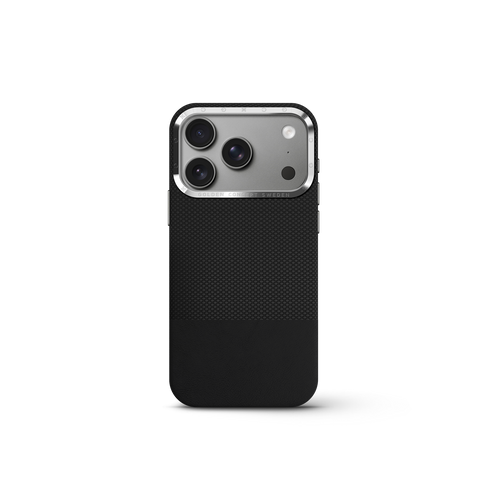 iPhone Case 17/18 - Vegan Leather - Black