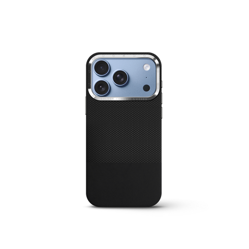 iPhone Case 17/18 - Vegan Leather - Black