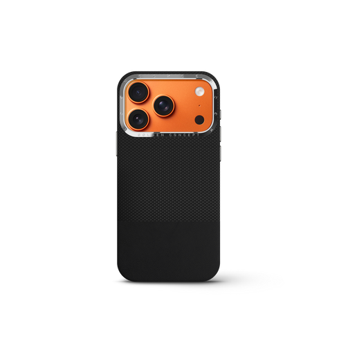 iPhone Case 18 & 17 - Vegan Leather - Black