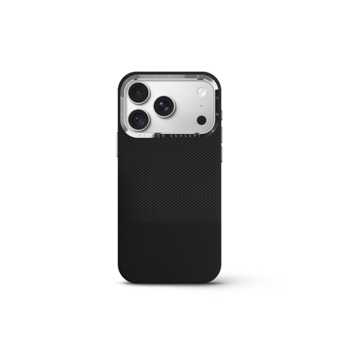 iPhone Case 18 & 17 - Vegan Leather - Black