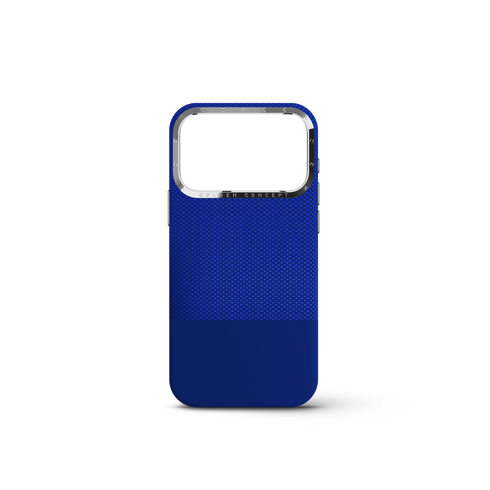 iPhone Case 18 & 17 - Vegan Leather - Deep Blue