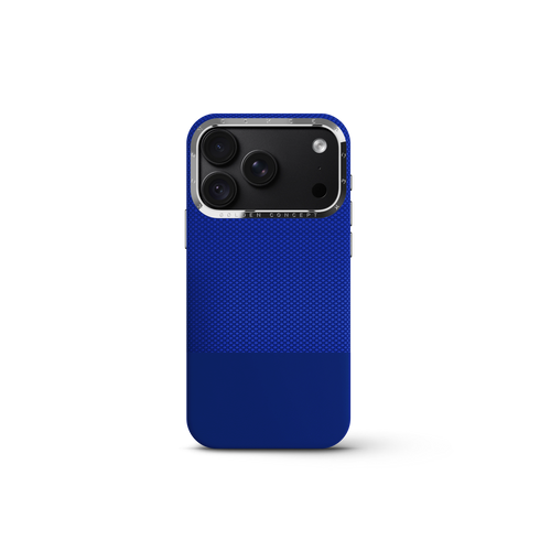 iPhone Case 18 & 17 - Vegan Leather - Deep Blue