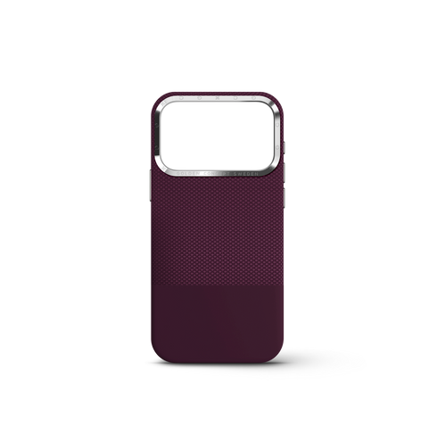 iPhone Case 17/18 - Vegan Leather - Burgundy