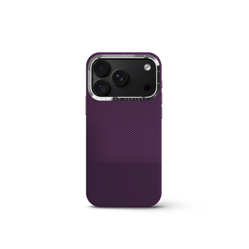 iPhone Case 18 & 17 - Vegan Leather - Burgundy