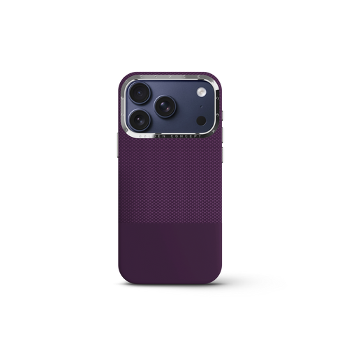iPhone Case 18 & 17 - Vegan Leather - Burgundy