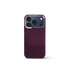 iPhone Case 18 & 17 - Vegan Leather - Burgundy