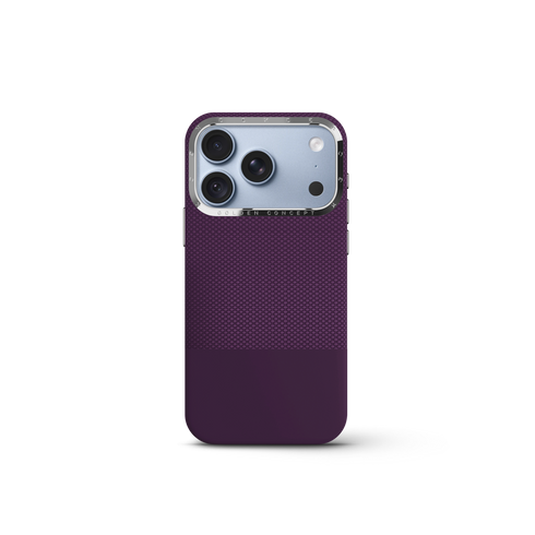iPhone Case 18 & 17 - Vegan Leather - Burgundy