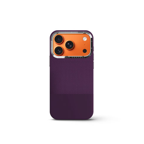 iPhone Case 18 & 17 - Vegan Leather - Burgundy