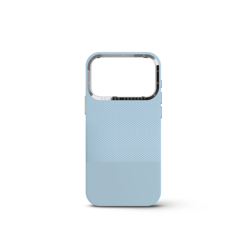 iPhone Case 18 & 17 - Vegan Leather - Light Blue