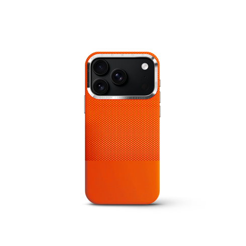 iPhone Case 17/18 - Vegan Leather - Orange