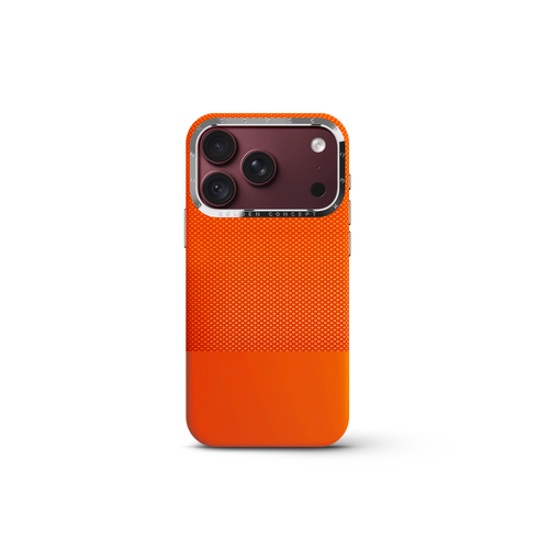 iPhone Case 18 & 17 - Vegan Leather - Orange