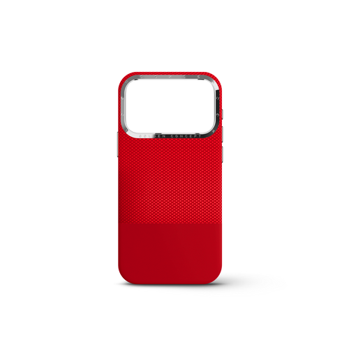 iPhone Case 18 & 17 - Vegan Leather - Red