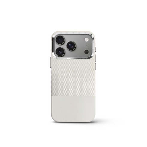 iPhone Case 17/18- Vegan Leather - White