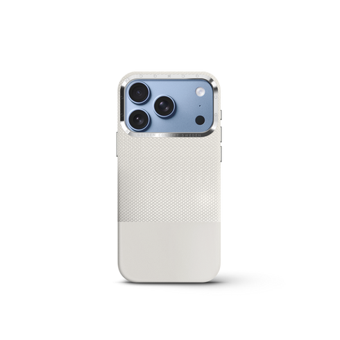 iPhone Case 17/18- Vegan Leather - White