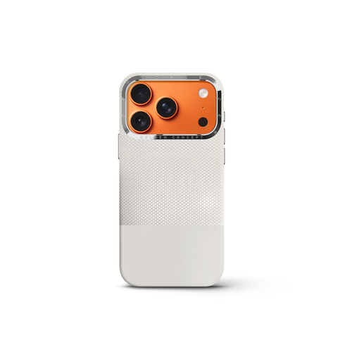 iPhone Case 18 & 17- Vegan Leather - White