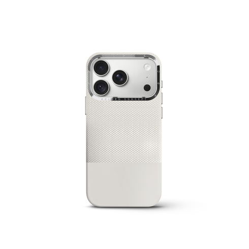 iPhone Case 18 & 17- Vegan Leather - White