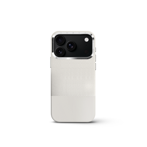 iPhone Case 17/18- Vegan Leather - White