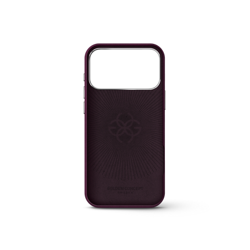 iPhone Case 17/18 - Alcantara - Burgundy
