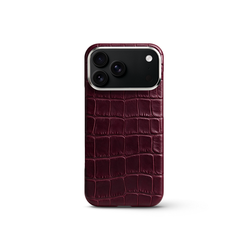 iPhone Case 17/18 - Alligator - Burgundy