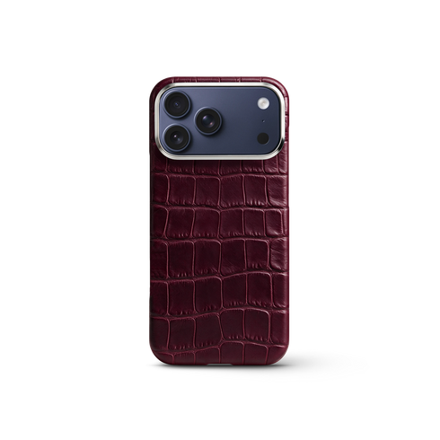 iPhone Case 17/18 - Alligator - Burgundy