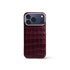 iPhone Case 17/18 - Alligator - Burgundy