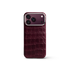 iPhone Case 17/18 - Alligator - Burgundy