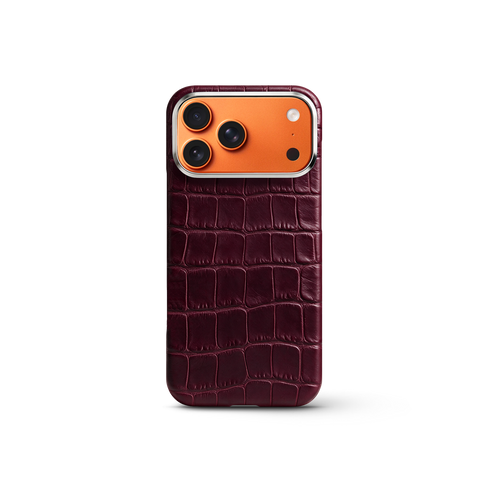 iPhone Case 17/18 - Alligator - Burgundy