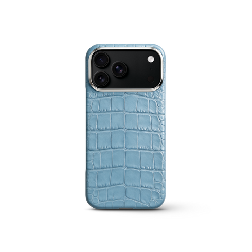 iPhone Case 17/18 - Alligator - Light Blue