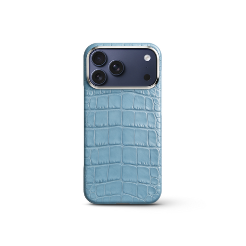 iPhone Case 17/18 - Alligator - Light Blue