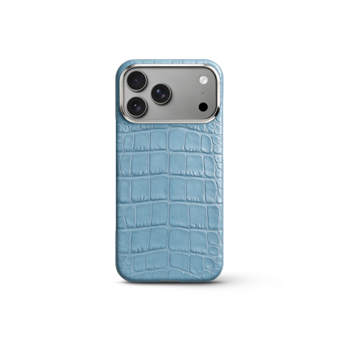 iPhone Case 17/18 - Alligator - Light Blue