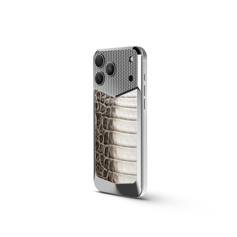 iPhone Case / EV18 - Magnetic Shield Crocodile Edition - Himalaya