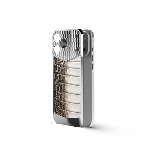 iPhone Case / EV18 - Magnetic Shield Crocodile Edition - Himalaya